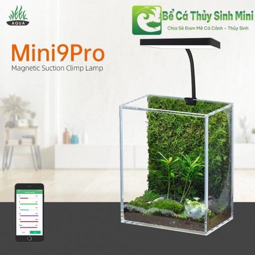 Đèn week Mini 9 pro cho bể cá thủy sinh mini, nano 5