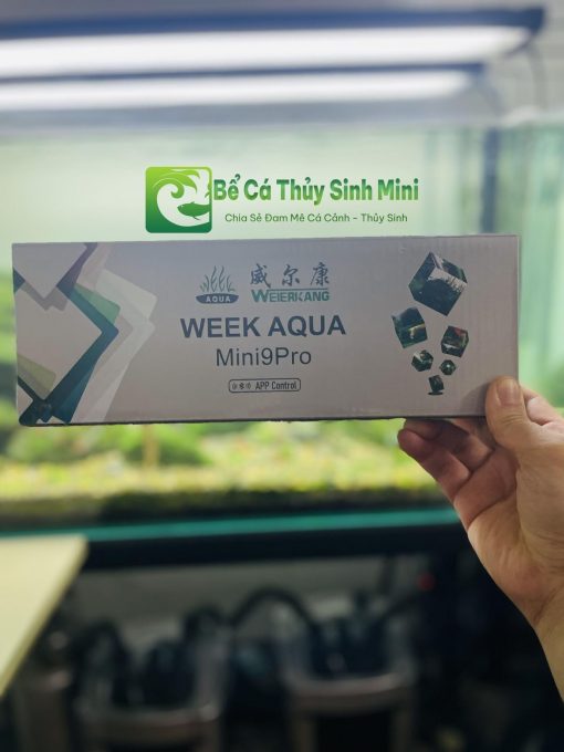 Đèn week Mini 9 pro cho bể cá thủy sinh mini, nano 3